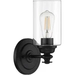 Craftmade Dardyn Light Wall Sconce, Flat Black/clear 49801-FB-C. Fixed Price $59.99.