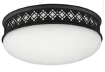 Feiss FM421ORB Devonshire 10" Led Flush Mount - White & Oil Rubbed Bronze. Fixed Price $171.60.