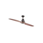 Kichler Lighting 56-IN Satin Black With Antique Pewter Accents Downrod Mount. Fixed Price $144.91.