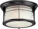 Senecaville Two-light Outdoor Flush-mount Fixture Weathered Bronze Finish. Fixed Price $122.99.