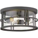 Z-lite 570F-ORB Jordan 3 Light 12 Inch Oil Rubbed Bronze Outdoor Flush Mount. Fixed Price $309.40.