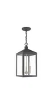 Livex Lighting Nyack 3 Outdoor Pendant Lantern Mid Century Modern New. Fixed Price $299.99.