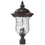 Z-lite 533PHM-RBRZ Armstrong Light 21 Inch Bronze Outdoor Post Mount Fixture. Fixed Price $171.70.