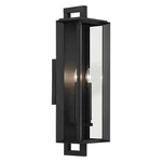 Kichler Kroft 28" Outdoor Wall Light, Textured Black/clear - 59134BKT. Fixed Price $769.99.