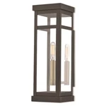 Livex Hopewell Light Outdoor Wall Lantern In Bronze, 5"W 15"H 20703-07. Fixed Price $339.96.