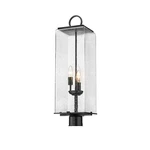 Z-lite Sana 3 Light 26.5" Outdoor Post Mount, Black/seedy 592PHBR-BK. Fixed Price $311.10.