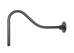 Millennium Lighting RGN23 Aluminum/black Series 23"L Goose Neck Stem. Fixed Price $51.00.