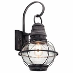Bridge Point - 1 Light Large Outdoor Wall Mount With Coastal Inspirations 20. Fixed Price $439.99.
