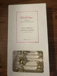 Lilly Pulitzer Pottery Barn Gold Sea Turtle String Lights Warm White Aa. Fixed Price $20.00.