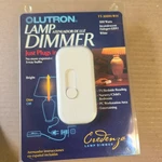 Lutron Lamp Dimmer Plug-in Light Switch TT-300H-WH Incandescent Halogen Bulb New. Fixed Price $7.77.