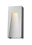 Millenial 1-LIGHT Outdoor Wall Sconce In Silver. Fixed Price $204.00.