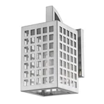 Acclaim Letzel 1-LIGHT Exterior Wall Light, Satin Nickel 1802SN. Fixed Price $184.00.