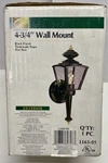 Cordelia 3/4 Exterior Wall Mount Light,new In Box,black. Fixed Price $16.87.