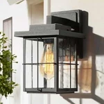 Lnc A04254 Mill 11 In. Black Outdoor Wall Lantern Sconce Farmhouse 1-LIGHT. Fixed Price $59.84.
