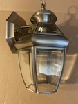 Outdoor Coach Volume Lighting Sconce V9279-33 Brushed Nickel. Fixed Price $49.95.