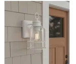 Quoizel Camberly 11.75 In. 1-LIGHT Matte White Outdoor Hardwired Wall Lantern. Fixed Price $53.00.
