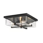 Z-lite Sana 4 Light Outdoor Flush Ceiling Mount, Black/seedy 592F-BK. Fixed Price $294.00.