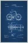 Bicycle Gearing Official Patent Blueprint Cool Wall Decor Art Poster 24X36. Fixed Price $21.99.