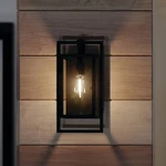Kichler Goson 16" High Black Outdoor Wall Light. Fixed Price $259.99.