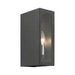 Livex Winfield Light Outdoor Ada Medium Sconce, Black/nickel/clear 29122-14. Fixed Price $225.96.