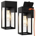 Oykyohei 2 Pack Porch Lights Outdoor Wall Sconce, With Gfci Out.... Fixed Price $101.99.