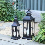 Decorkey Led Lanterns Decorative Outdoor&indoor, 23'' 16 Large Black Set With. Fixed Price $95.66.