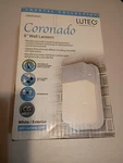 Lutec Coastal Coronado White Outdoor Integrated 6" Led Wall Lantern. Fixed Price $24.99.