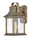 Hinkley Lighting 2390 Bronze 14"H Outdoor Wall Sconce With Seedy Glass. Fixed Price $309.00.