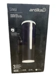 Artika Linea Black Modern Dusk To Dawn Integrated Led Outdoor Cylinder Sconce. Fixed Price $44.99.