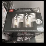Globe Rechargeable Led Wall Sconces 2-PACK Brushed Nickel Dimmable Modern. Fixed Price $30.00.