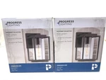 2PK Progress Lighting Macstreet 1-LIGHT 9 In. Matte Black Outdoor Wall Lantern. Fixed Price $49.49.