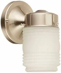 Nuvo 76-701 6" Porch Light Outdoor Wall With Frosted Glass Mason Jar. Fixed Price $23.07.