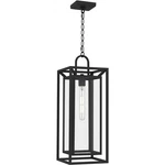 Quoizel JAY1909MBK Open Box Jayce Outdoor Pendant Chandeller Matte Black. Fixed Price $110.00.