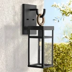 Hinkley Porter 18 1/2" High Black Led Outdoor Wall Light. Fixed Price $267.75.