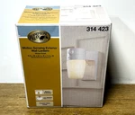 Hampton Bay Motion Sensing Security Exterior Wall Lantern White Finish New. Fixed Price $29.85.