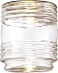 Design House 924076 4"W Jelly Jar Clear Replacement Glass Shade -. Fixed Price $15.99.