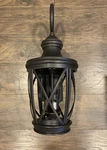 Allen + Roth Castine 3-LIGHT 23.75-IN Bronze Outdoor Wall. Fixed Price $40.00.