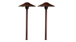 Best Pro Lighting Low Voltage Led Mushroom Path Rust Finish 2 Pcs. Fixed Price $54.00.