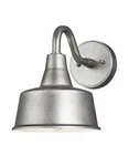 Sea Gull Generation Lighting Barn Outdoor Wall Sconce 8" Weathered Pewter. Fixed Price $25.00.
