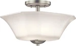 Kichler 43636NI - Serina 2 Light Nickel Semi Flush Mount (new Bad Box Only). Fixed Price $34.00.