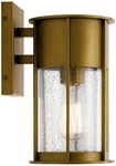 Kichler Camillo 11" High Natural Brass Outdoor Wall Light. Fixed Price $207.99.