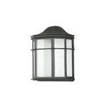 Sunset Lighting 9-3/4" Outdoor Wall Lantern W/ White Acrylic Shades Black Finish. Fixed Price $39.99.