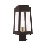 Livex Oslo 1 Light Outdoor Post Top Lantern, Bronze 20853-07. Fixed Price $297.96.