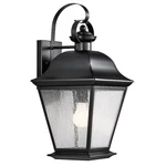 Kichler Mount Vernon 19.5" Black Outdoor Wall 1-LIGHT Sconce Hardwired. Fixed Price $363.74.
