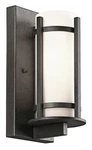 Kichler 49119AVI Camden Outdoor Wall Lantern In Anvil Iron. Fixed Price $204.99.