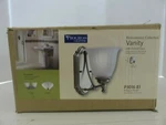 Progress Lighting Renovations Collection 1-LIGHT Vanity Fixture Antique Nickel. Fixed Price $29.71.
