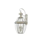 Quoizel NY8317P 2-LIGHT Newbury Outdoor Lantern In Pewter. Fixed Price $215.06.