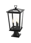 Elegant Lighting OD332P21 Cayman 21" Tall Post - Black. Fixed Price $140.00.