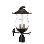 Acclaim Lighting 7567 Black/clear Avian 2-LIGHT 18.5"H Post. Fixed Price $230.00.