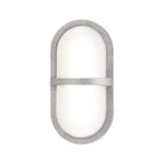 Eurofase Osler Outdoor Small Wall Sconce, Textured Silver/white 35988-014. Fixed Price $172.00.